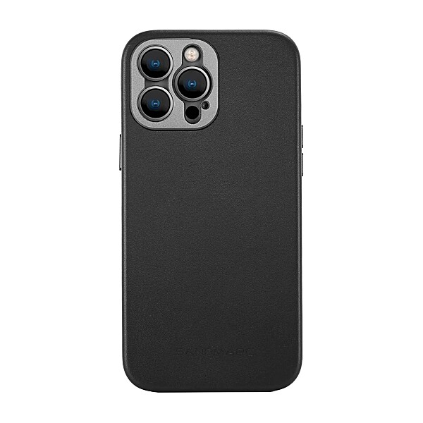 Pro Leather Case - iPhone 14 Pro (Magnet Enabled) - Black
