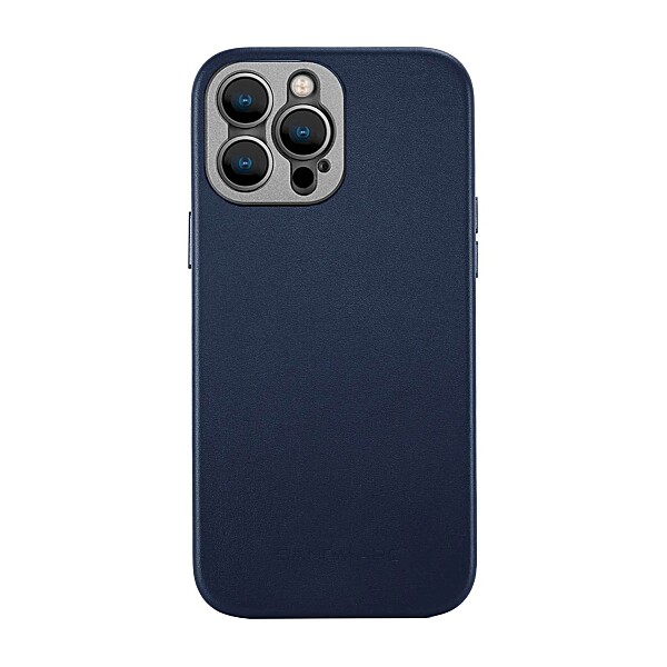 Pro Leather Case - iPhone 14 Pro Max (Magnet Enabled) - Navy