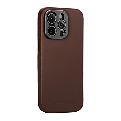 Pro Leather Case - iPhone 15 Pro - Brown (MagSafe Compatible)