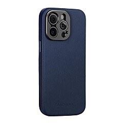 Pro Leather Case - iPhone 15 Pro Max - Navy (MagSafe Compatible)