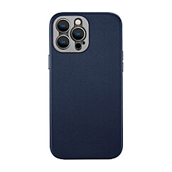 Pro Leather Case - iPhone 14 Pro Max (Magnet Enabled) - Navy