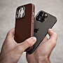 Pro Leather Case - iPhone 14 Pro Max (Magnet Enabled) - Brown