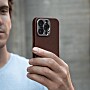Pro Leather Case - iPhone 14 Pro Max (Magnet Enabled) - Brown