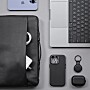 Leather Edition - MacBook Pro Case (Bag) 14" - Black