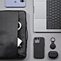 Leather Edition - MacBook Pro Case (Bag) 16" - Black